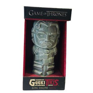 GEEKITIKIS Game of Thrones Jon Snow Ceramic Mug HBO Light Green Mug